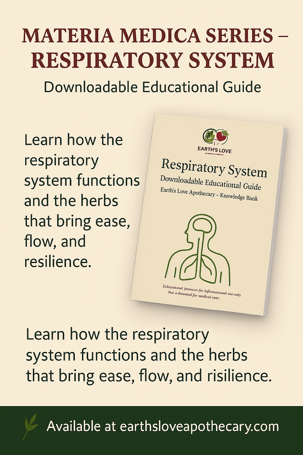 Respiratory System: Materia Medica:(Downloadable PDF)