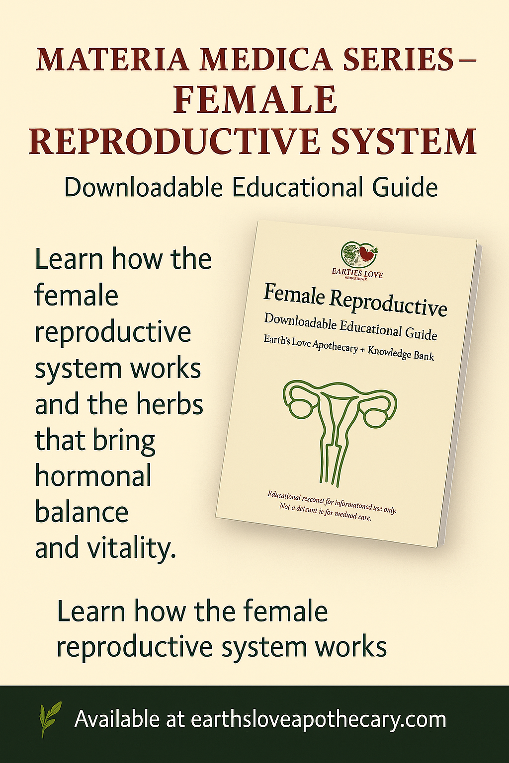 Female Reproductive System: Materia Medica (Downloadable PDF)