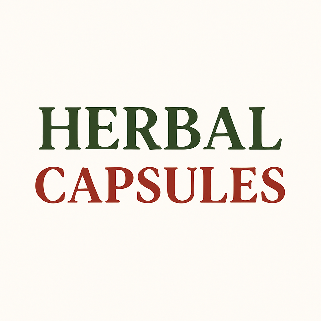 Herbal Capsules Collection graphic with green brand colors from Earth Love Apothecary