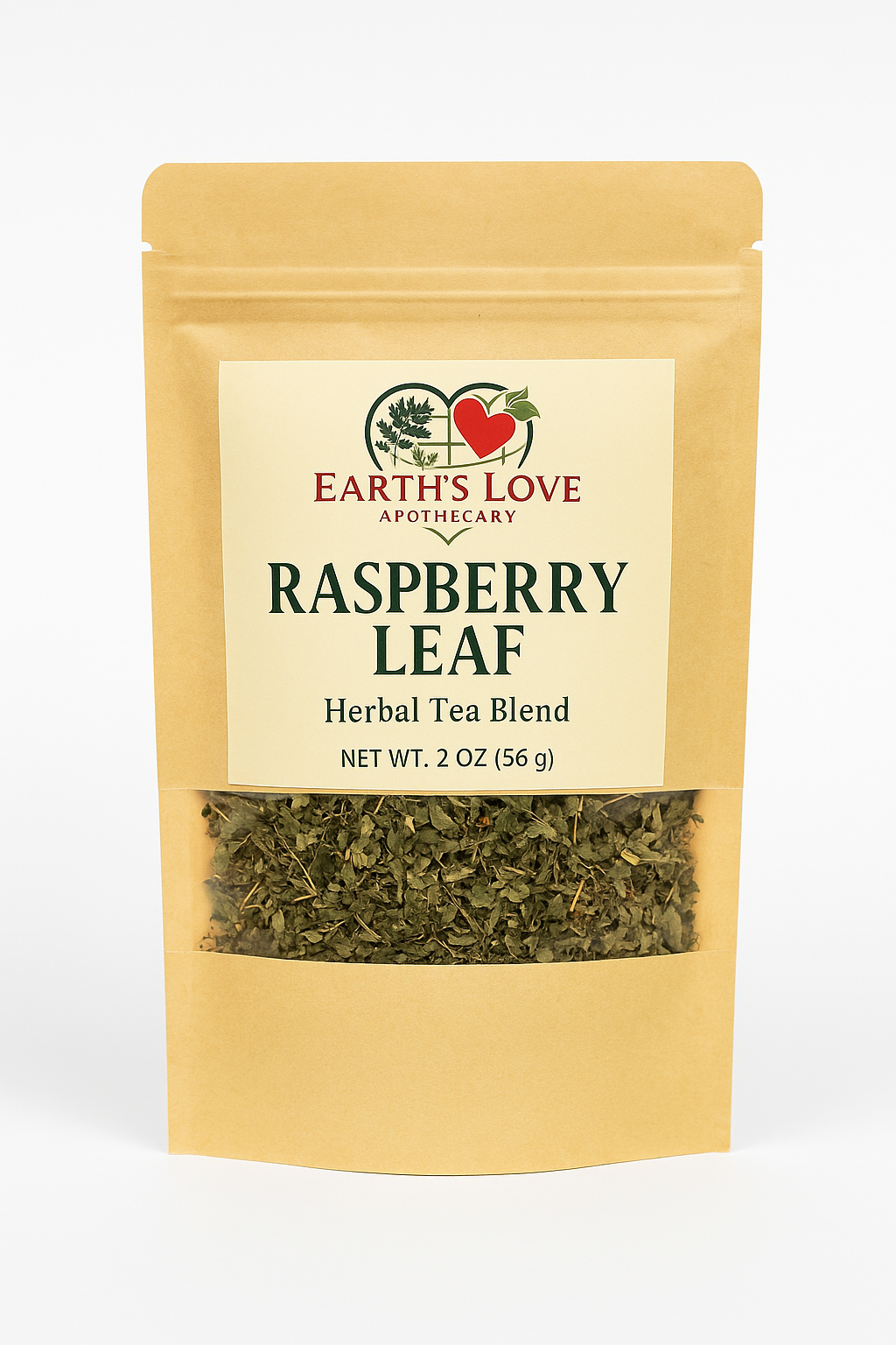 Raspberry Leaf – Loose Leaf Herbal Tea (3 oz)