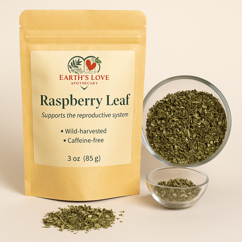 Raspberry Leaf – Loose Leaf Herbal Tea (3 oz)