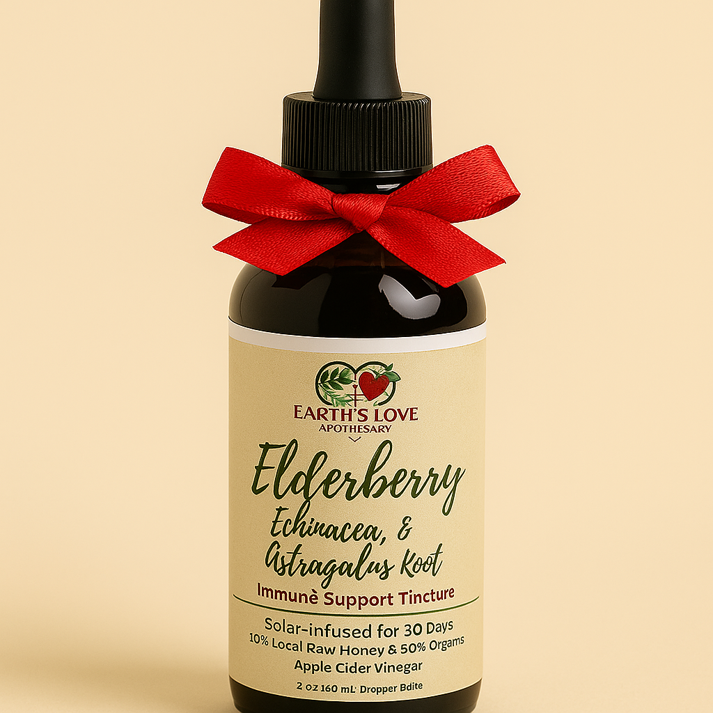 Elderberry Immune Support Tincture – 2 oz (Solar-Infused)