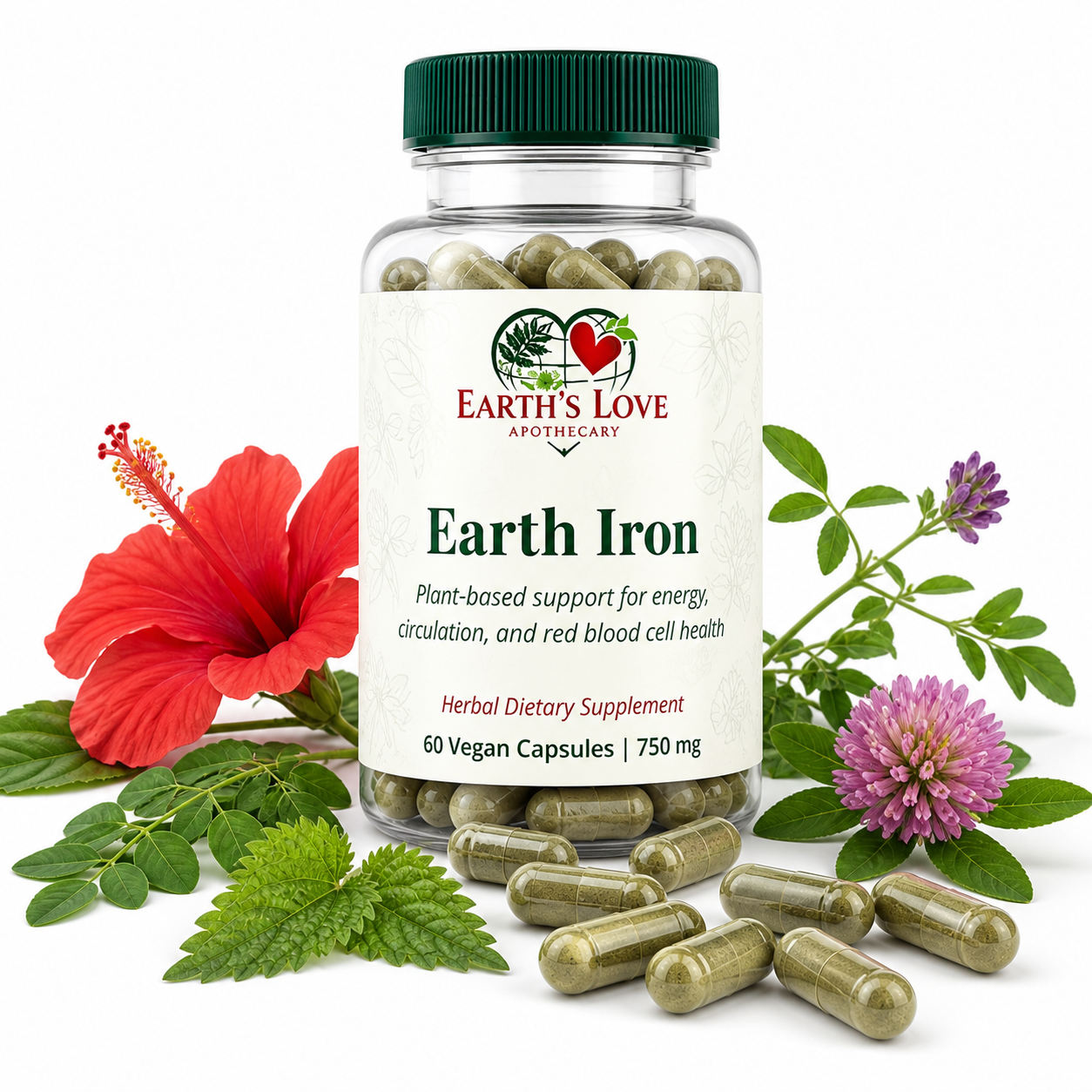 Earth Iron – Herbal Iron Supplement | Earth Love Apothecary