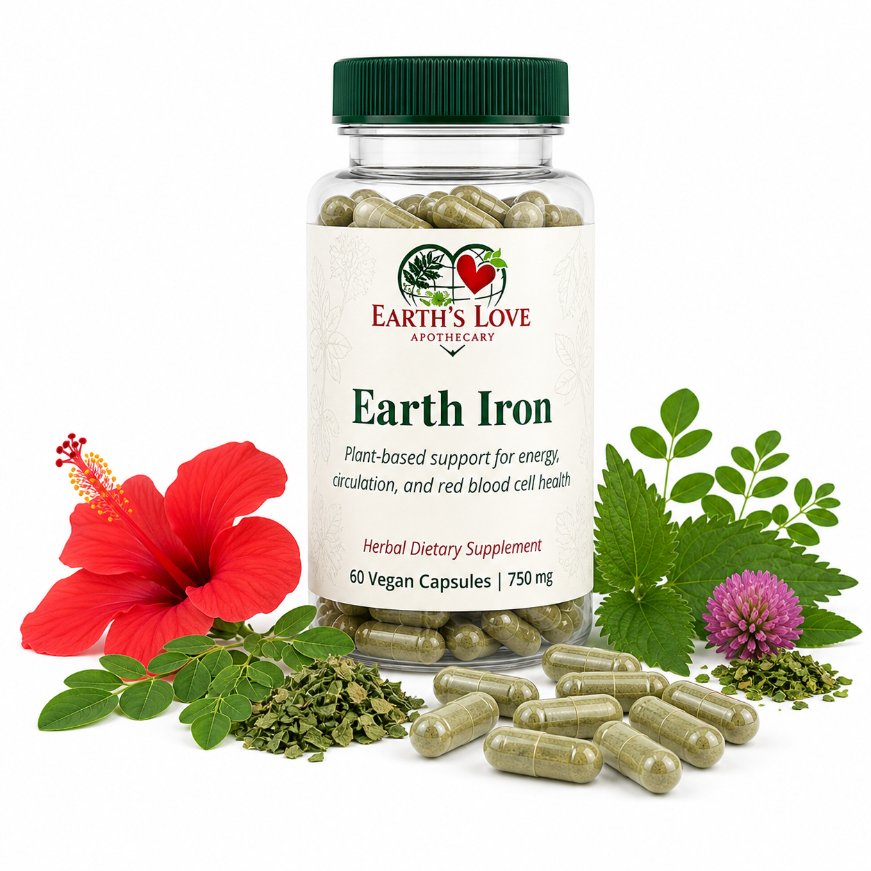 Earth Iron – Herbal Iron Supplement | Earth Love Apothecary