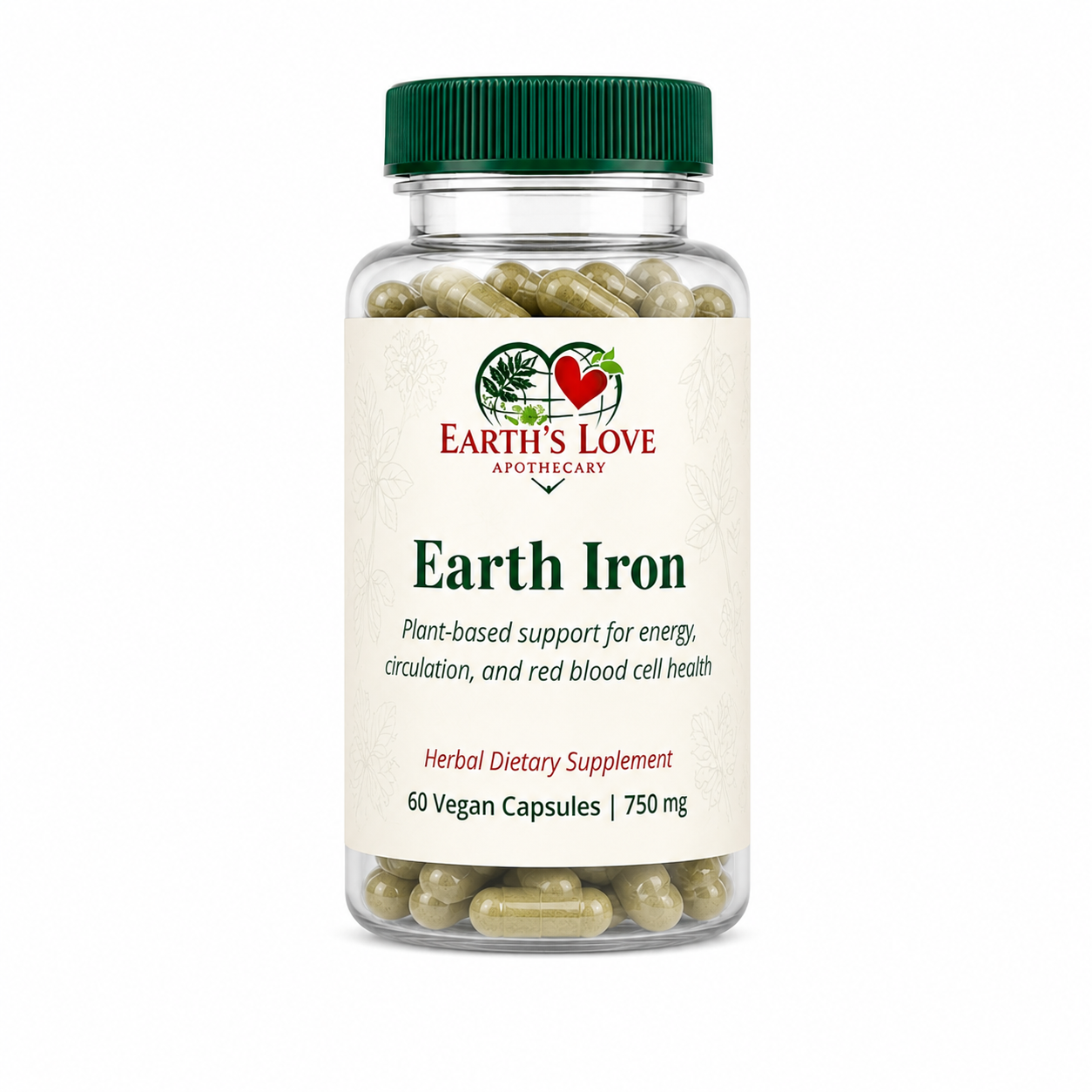 Earth Iron – Herbal Iron Supplement | Earth Love Apothecary