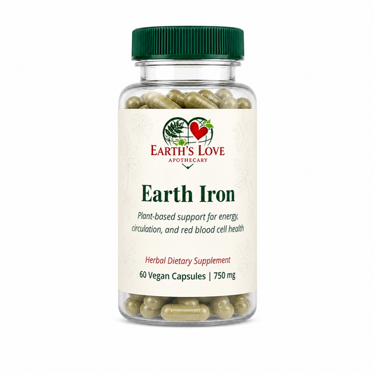 Earth Iron – Herbal Iron Supplement | Earth Love Apothecary