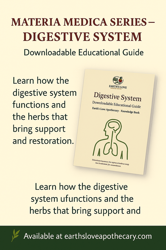 Digestive System: Materia Medica: (Downloadable PDF)