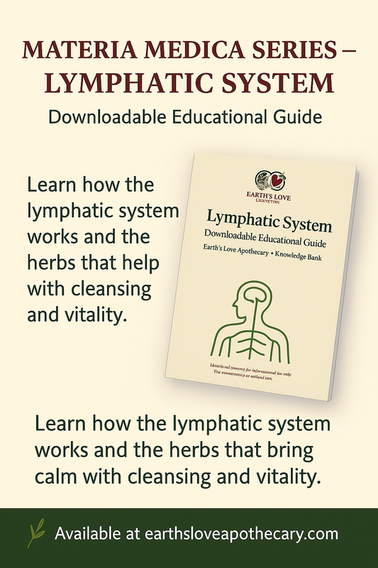Lymphatic System: Materia Medica (Downloadable PDF)